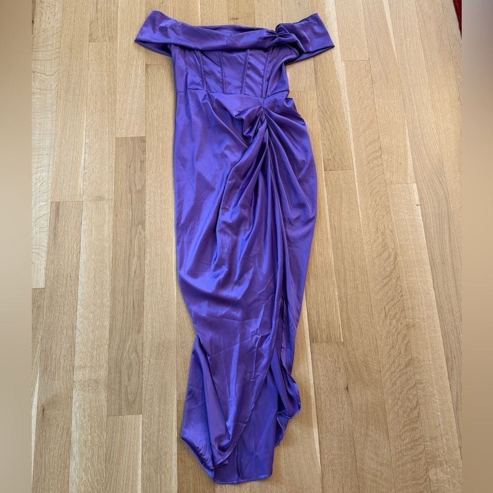 SHEIN Vibrant Purple Dress